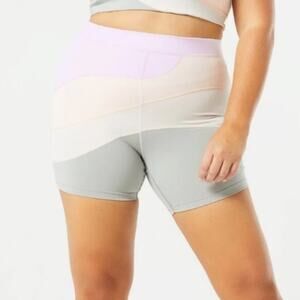 L*Space New Heights Shorts in Sage/Just Peachy/Peony/Bone NWT